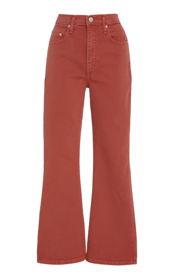 Nobody Denim Belle Cropped High-rise Flared Jeans