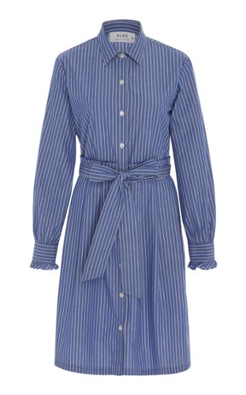 Also Leandra Cotton-poplin Shirt Dress