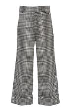 Silvia Tcherassi Beatrice Houndstooth Crop Pant