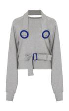 Edeline Lee Face Cotton Sweatshirt
