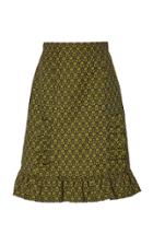 Anna Sui Deco Dot Florets Skirt