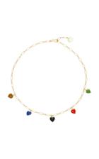 Brinker & Eliza Everyday Gold-plated Multi-stone Necklace