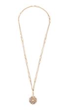 Renee Lewis 18k Gold Opal Diamond And Moonstone Necklace