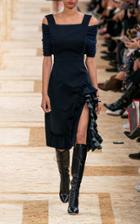 Moda Operandi Miu Miu Ruffle-embellished Sleeveless Jersey Dress Size: 36