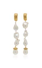 Valre Dolce Vita Pearl And Clear Quartz Earrings