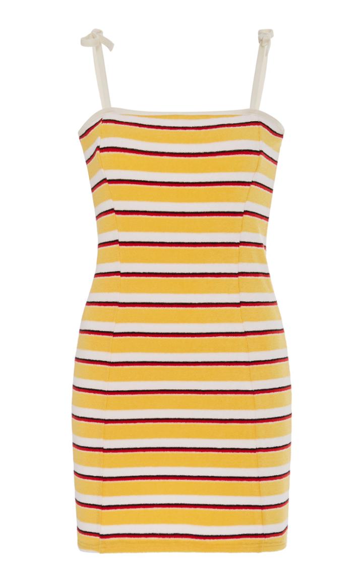 Solid & Striped Tweeny Striped Terry Cloth Mini Dress