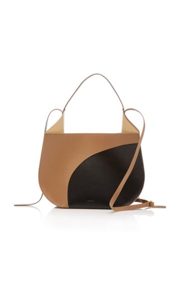 Ree Projects Helene Two-tone Leather Hobo Bag