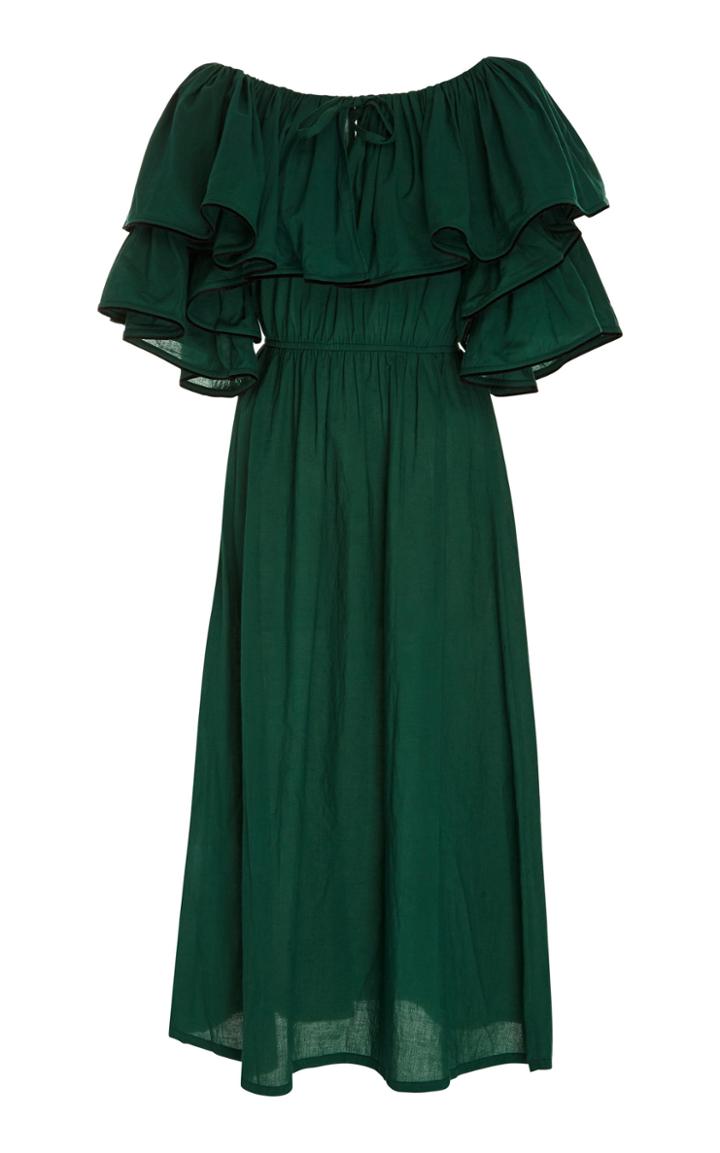 Rhode Resort Blanca Ruffled Dress