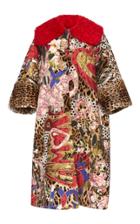 Dolce & Gabbana Oversized Printed Coat