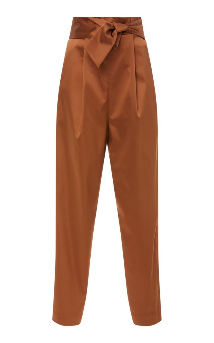 Sally Lapointe Stretch Satin Tapered Pant