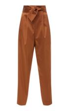 Sally Lapointe Stretch Satin Tapered Pant