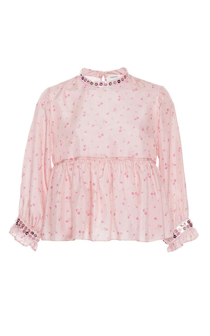 Manoush Floral Three Quarter Sleeve Top