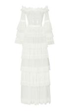 Zuhair Murad Off-the-shoulder Chantilly Lace Dress