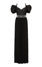 Prada Crystal-embellished Taffeta Gown Size: 36
