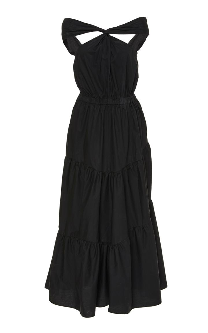 Shaina Mote Sabine Off-the-shoulder Maxi Dress