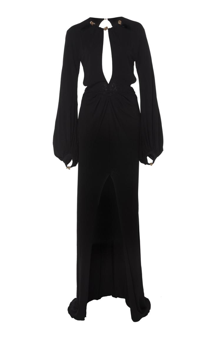 Dundas Long Sleeve Jersey Cut Out Gown