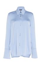 Ellery Crepe Collared Blouse