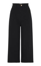 St. Agni Jerry Cotton-linen Cropped Straight-leg Pants