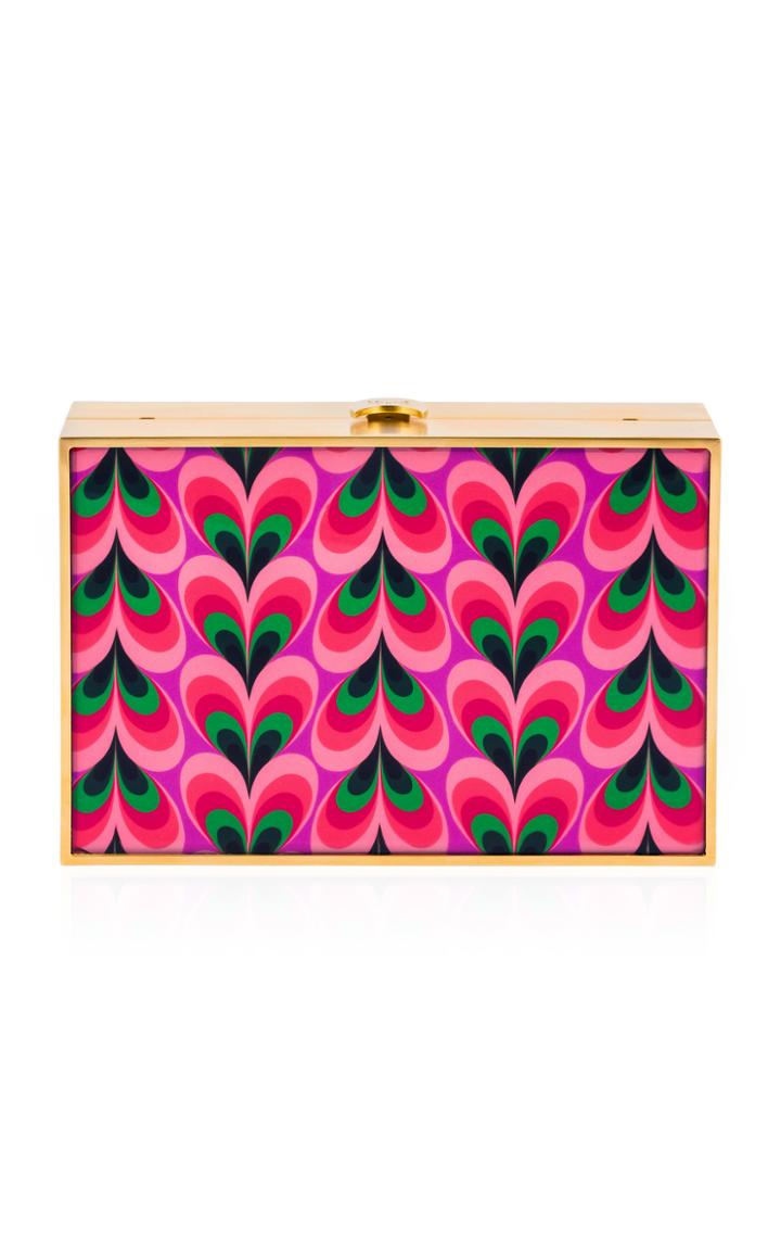 Reine Illuminating Geometric Crush Clutch