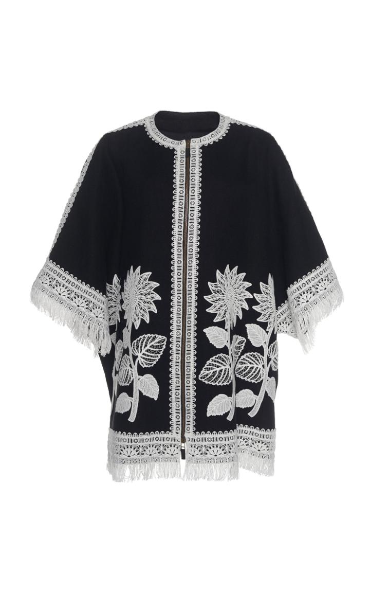 Andrew Gn Embroidered Linen Coat