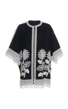 Andrew Gn Embroidered Linen Coat