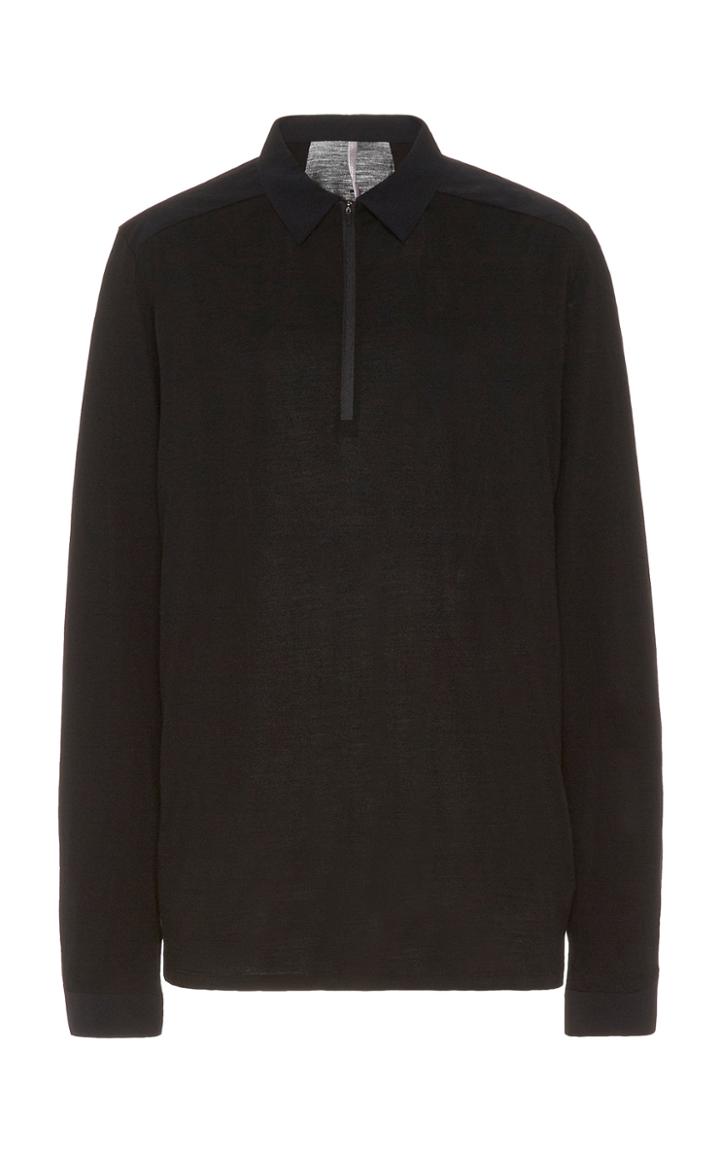 Veilance Frame Is Polo Collared Wool Shirt