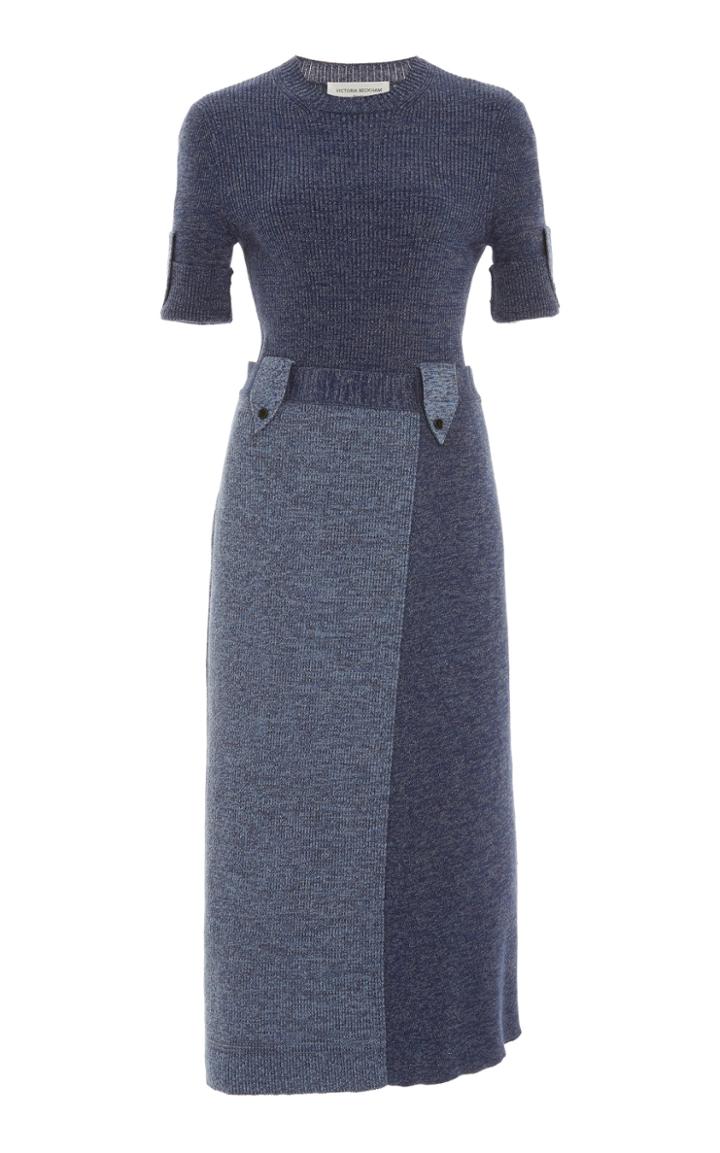 Moda Operandi Victoria Beckham Cotton Military Dress