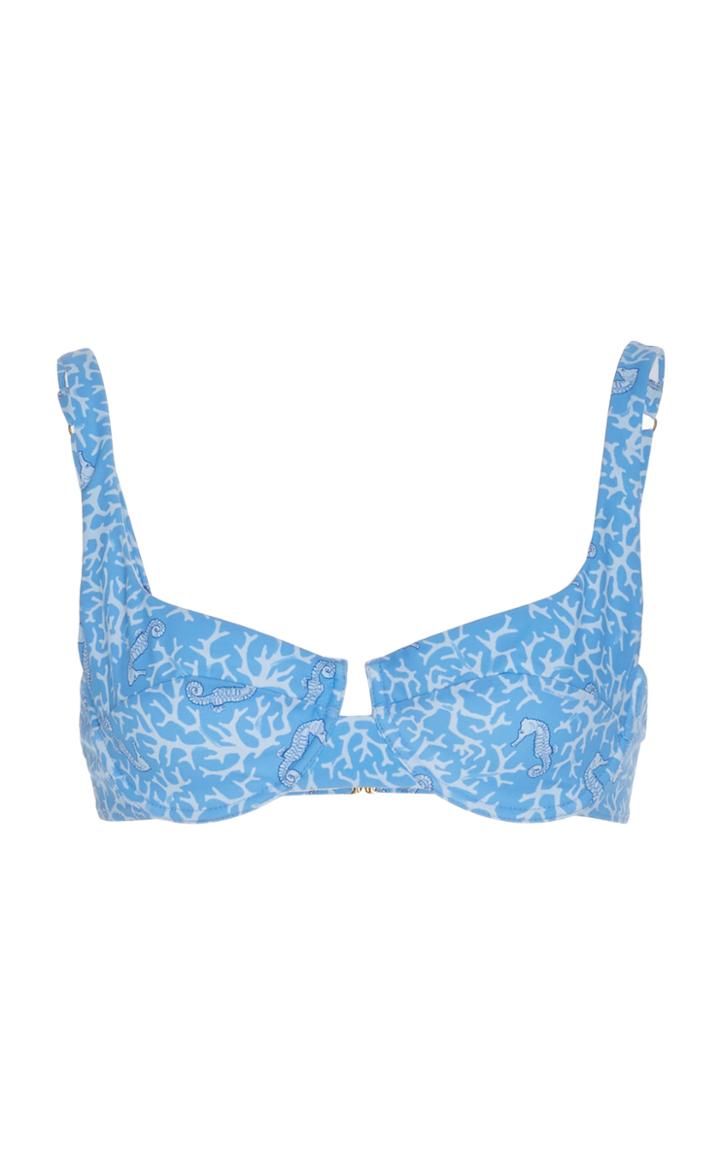 Fisch Grenadins Printed Bikini Top