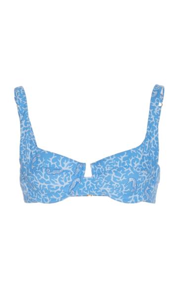 Fisch Grenadins Printed Bikini Top