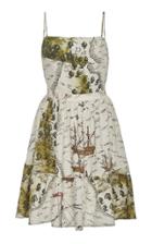 Moda Operandi Andres Otalora Santo Domingo Printed Linen Mini Dress Size: 2