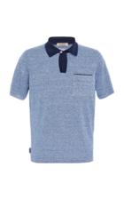 Fioroni Mlange Linen And Cotton-blend Polo Shirt