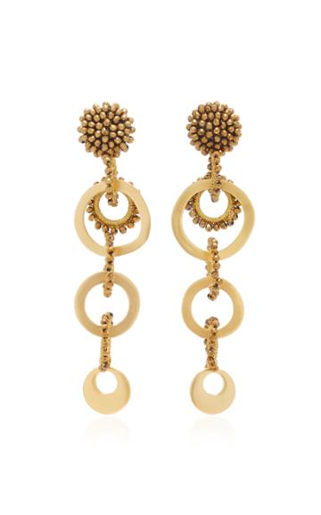 Bibi Marini Salento Gold-plated And Crystal Earrings