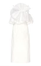 Moda Operandi Huishan Zhang Tippi Ruffle Chantilly Dress Size: 6