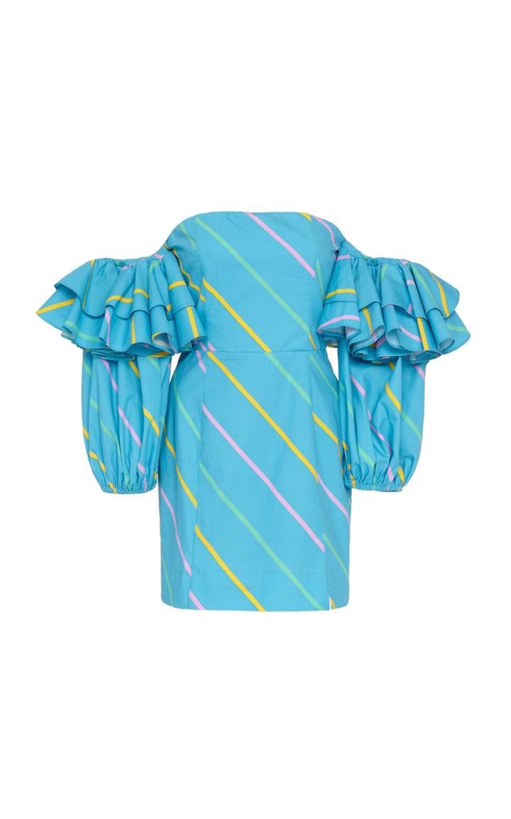 Rotate Bethany Ruffled Cotton Dress