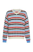 Marni V-neck Striped Sweater