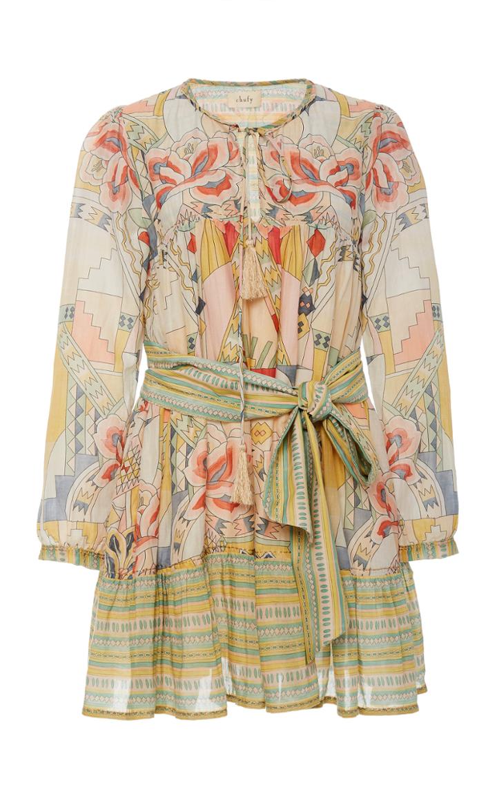 Moda Operandi Chufy Kuka Printed Cotton-blend Dress Size: S