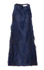 Marina Moscone Feathered Tunic Top