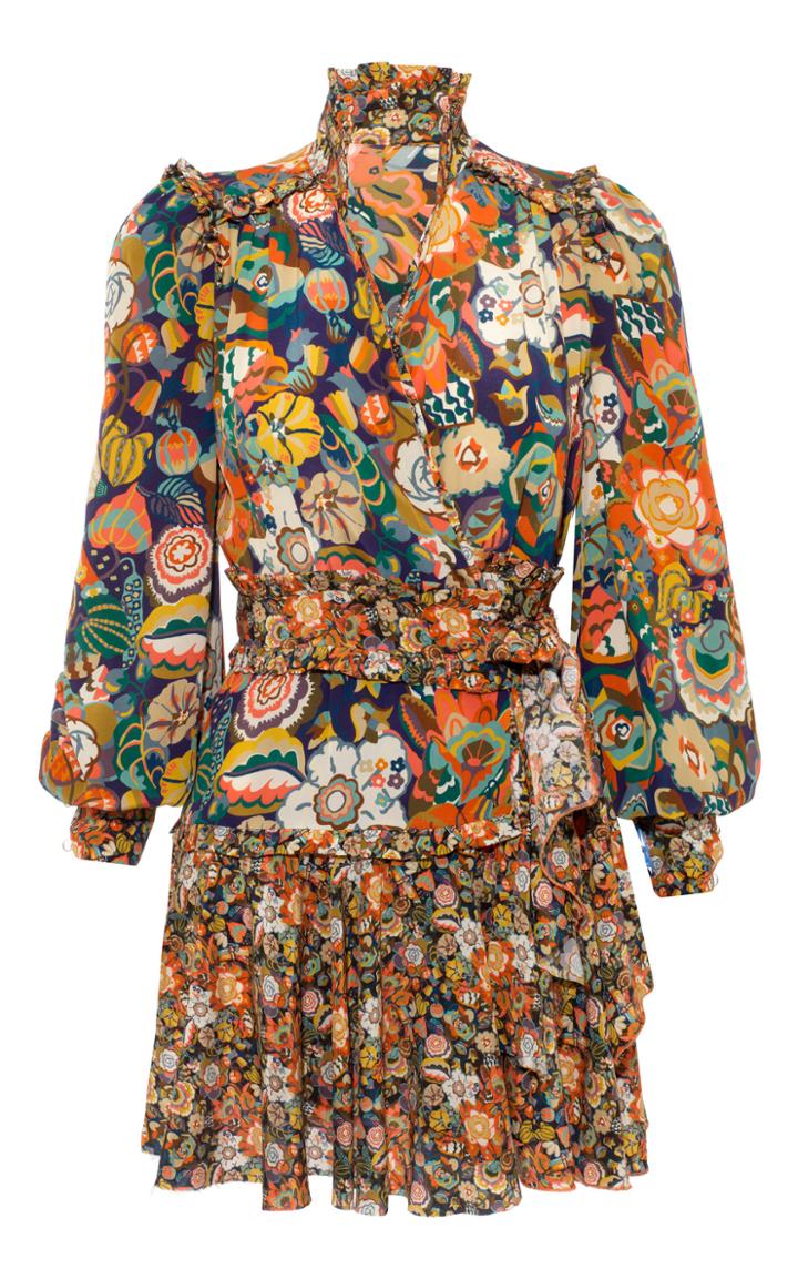 Anna Mason Stella Silk Mini Dress