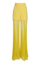 Emilio Pucci High-rise Pliss Wide-leg Trousers