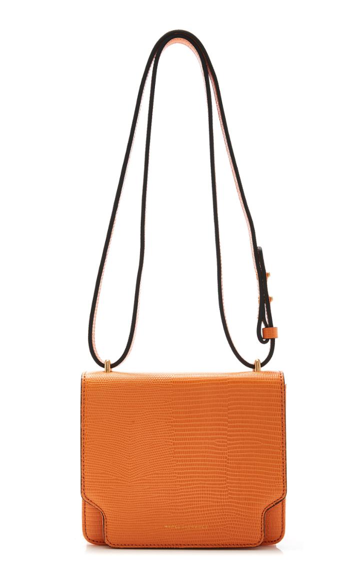 Marge Sherwood Vava Mini Lizard-effect Shoulder Bag