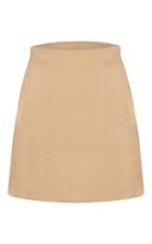 Moda Operandi Leal Daccarett Hickory Linen Mini Skirt