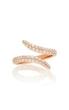 Carbon & Hyde Viper Rose-gold Diamond Ring Size: 6.5