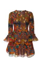 Chufy Khuyana Cotton-silk Mini Dress
