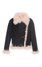 Isabel Marant Belia Shearling Wool-blend Coat