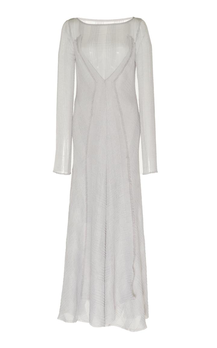 Roland Mouret Roka Pleated Jersey Midi Dress