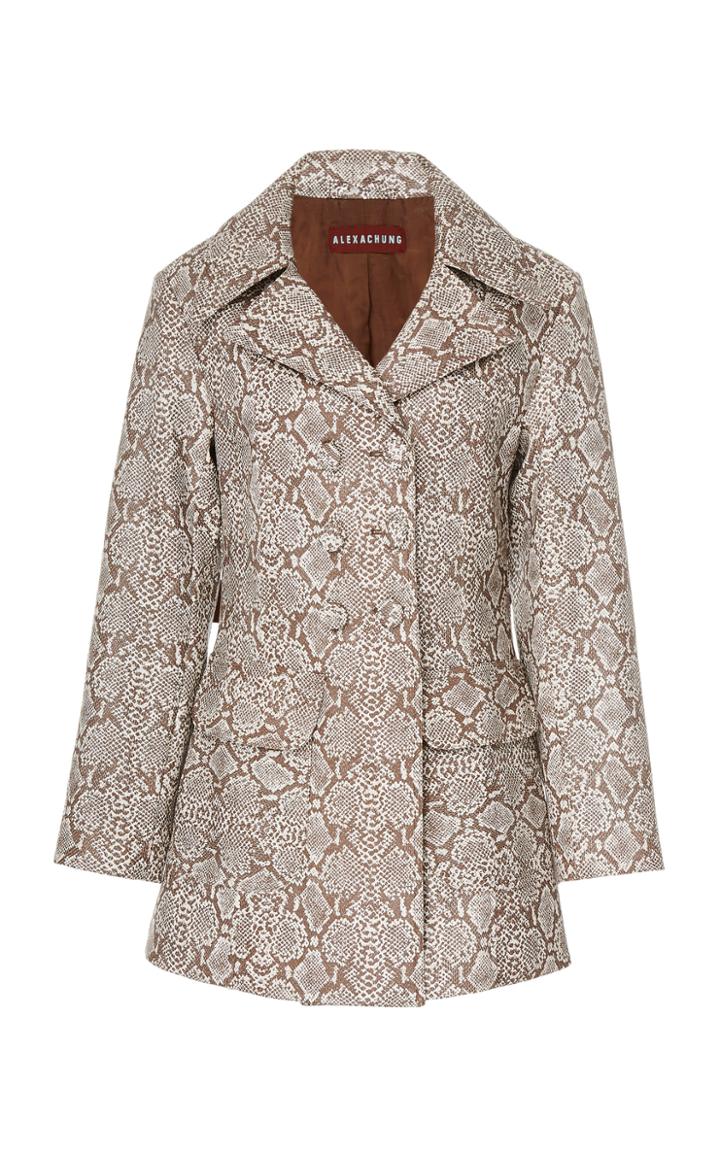 Alexachung Printed Peaked Lapel Jacket