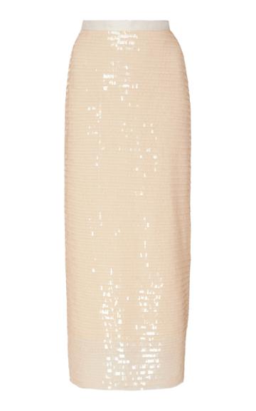 Mi Jong Lee Sequin Midi Skirt