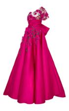 Marchesa One Shoulder Ball Gown