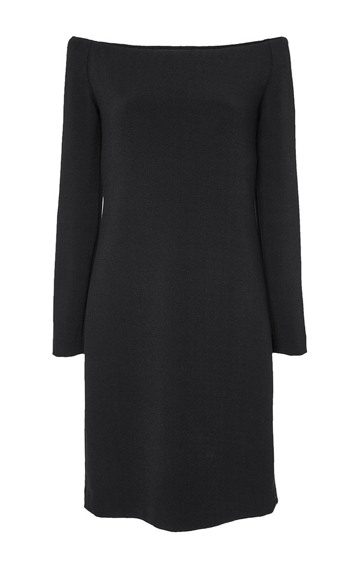Tibi Viscose Crepe Off Shoulder Dress