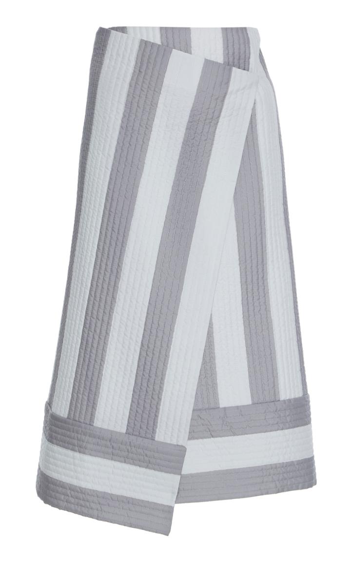 Jil Sander Lizy Silk-blend Wrap Skirt